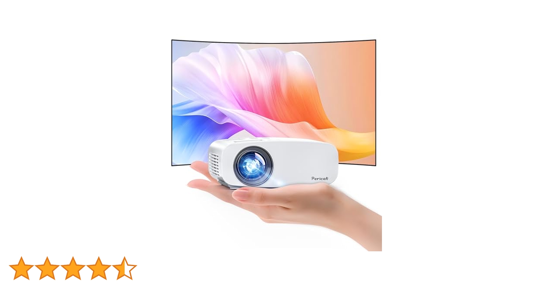 小型プロジェクター Pericat Amazon.co.jp: 【2024技術革新版先行発売&明るさプラス＆超小型